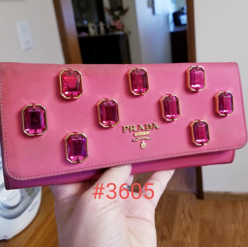 Auth Prada Bijou Twin Hoc Purse